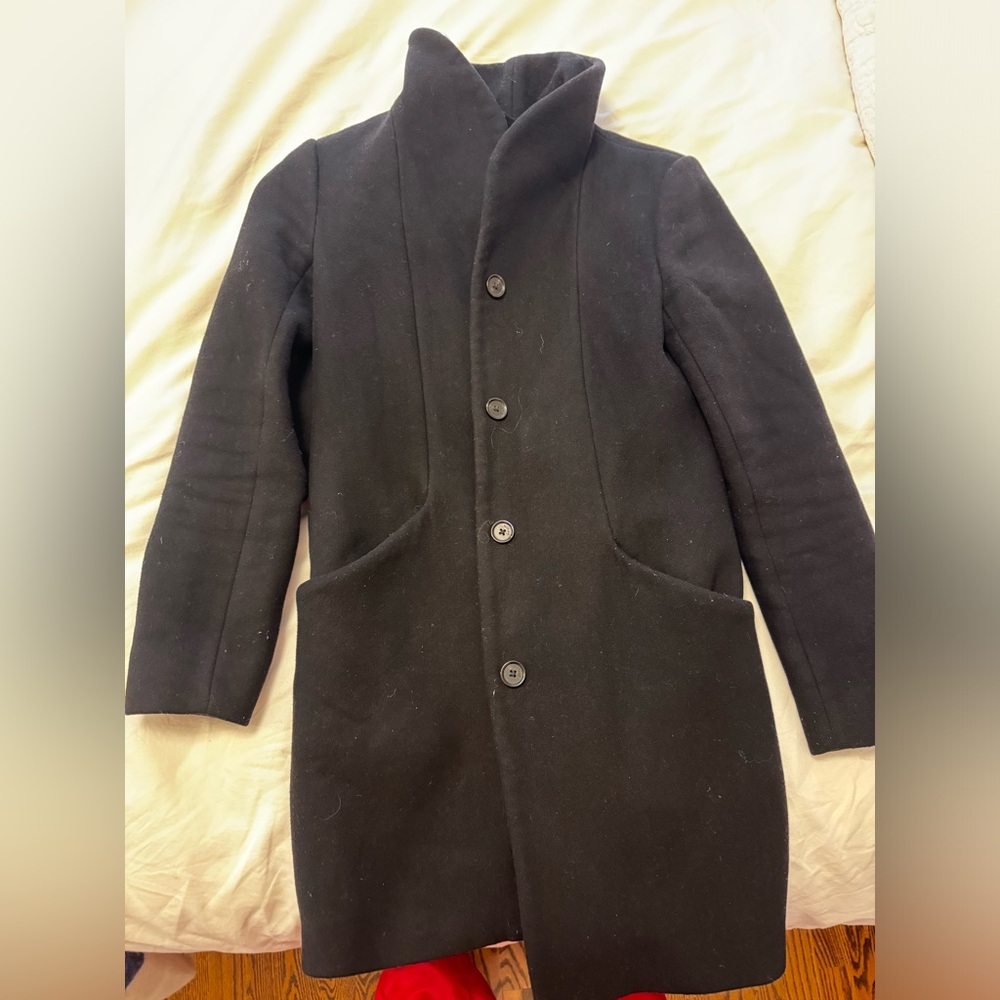 Wilfred Cocoon Cashmere Coat - Black size Small. Perfect condition, barely worn.